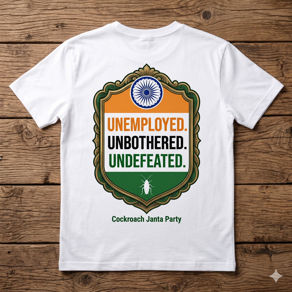 Our 5 Demands — Manifesto Tee Front View