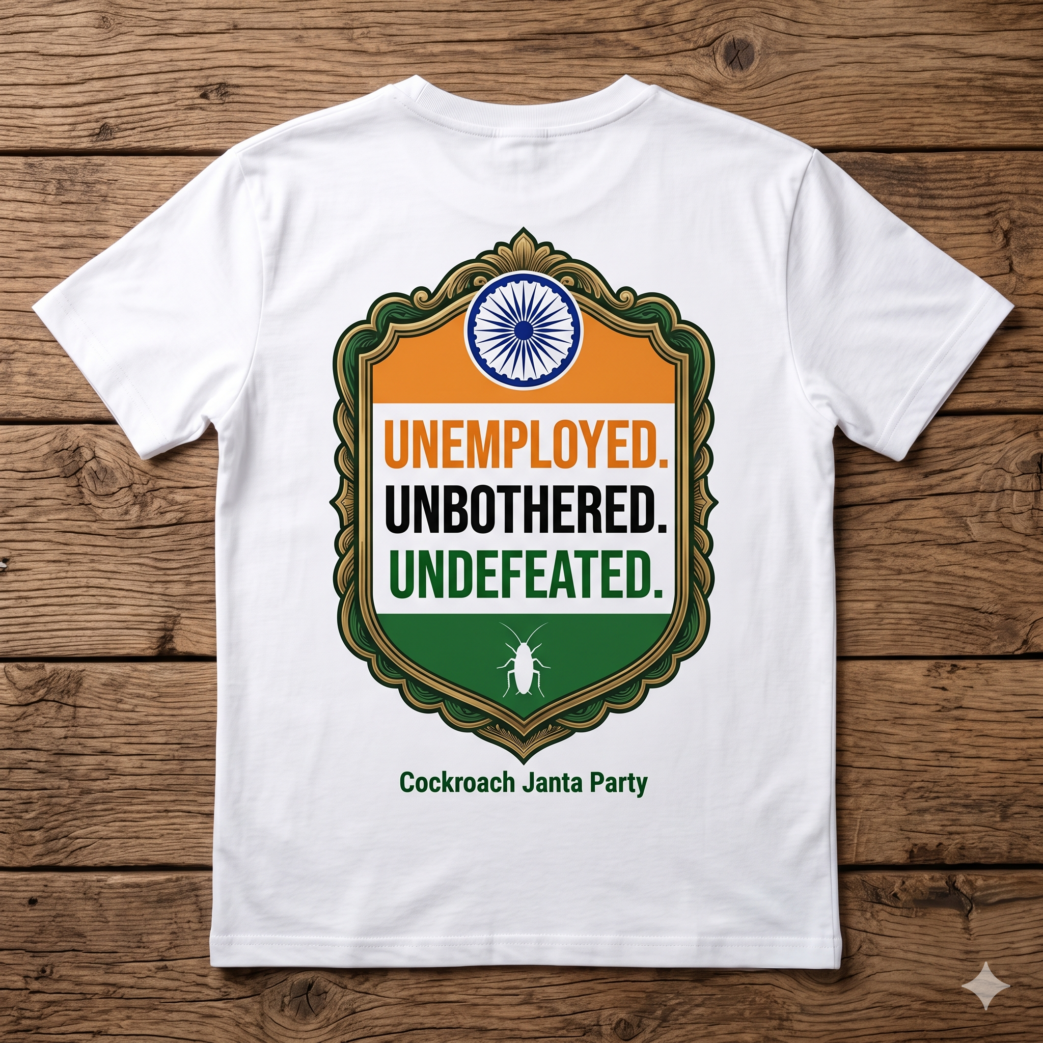 Our 5 Demands — Manifesto Tee Front View