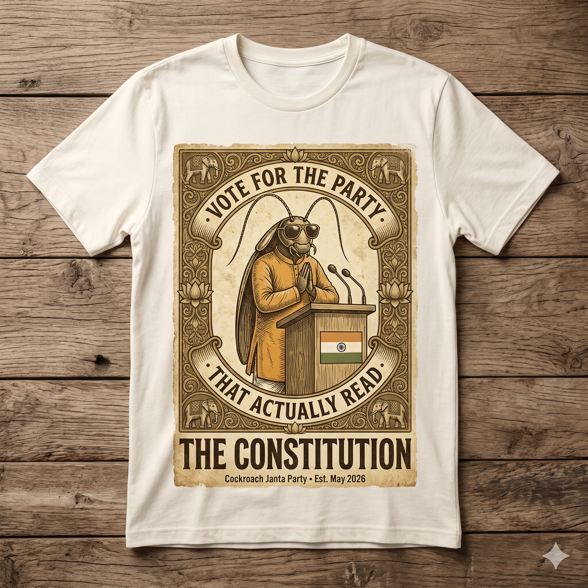 Nuclear Bombs Can't Kill Us — Survivor Tee Back View